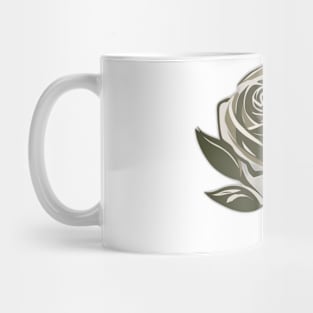 Elegant Metallic Rose Graphic No. 680 Mug